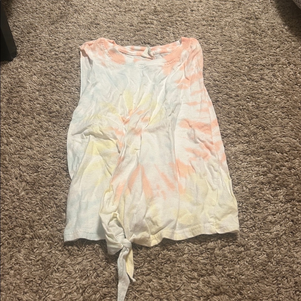 Old Navy Orange and Purple Crop Top - Picture 3 of 10